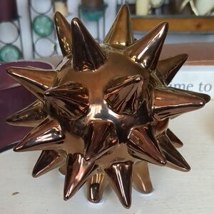 •Sea Urcin Copper Spiked Decor